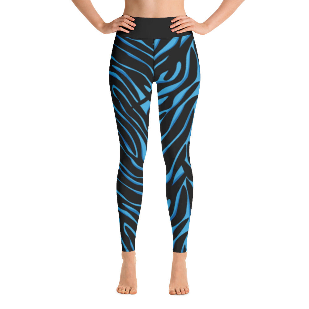 Blue and Black Tiger Leggings – Smitten Kitten