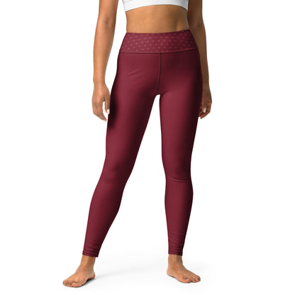 Burgundy leggings 